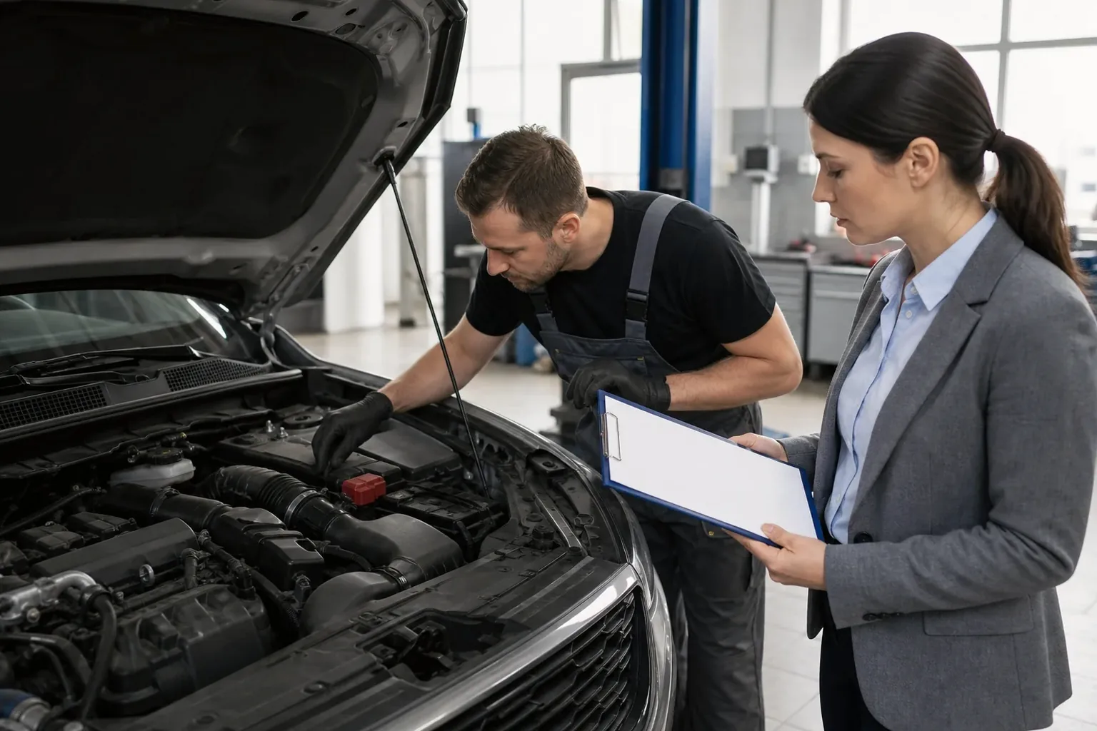 Despachante em Ferraz de Vasconcelos processando cadastro de motor em escritório.